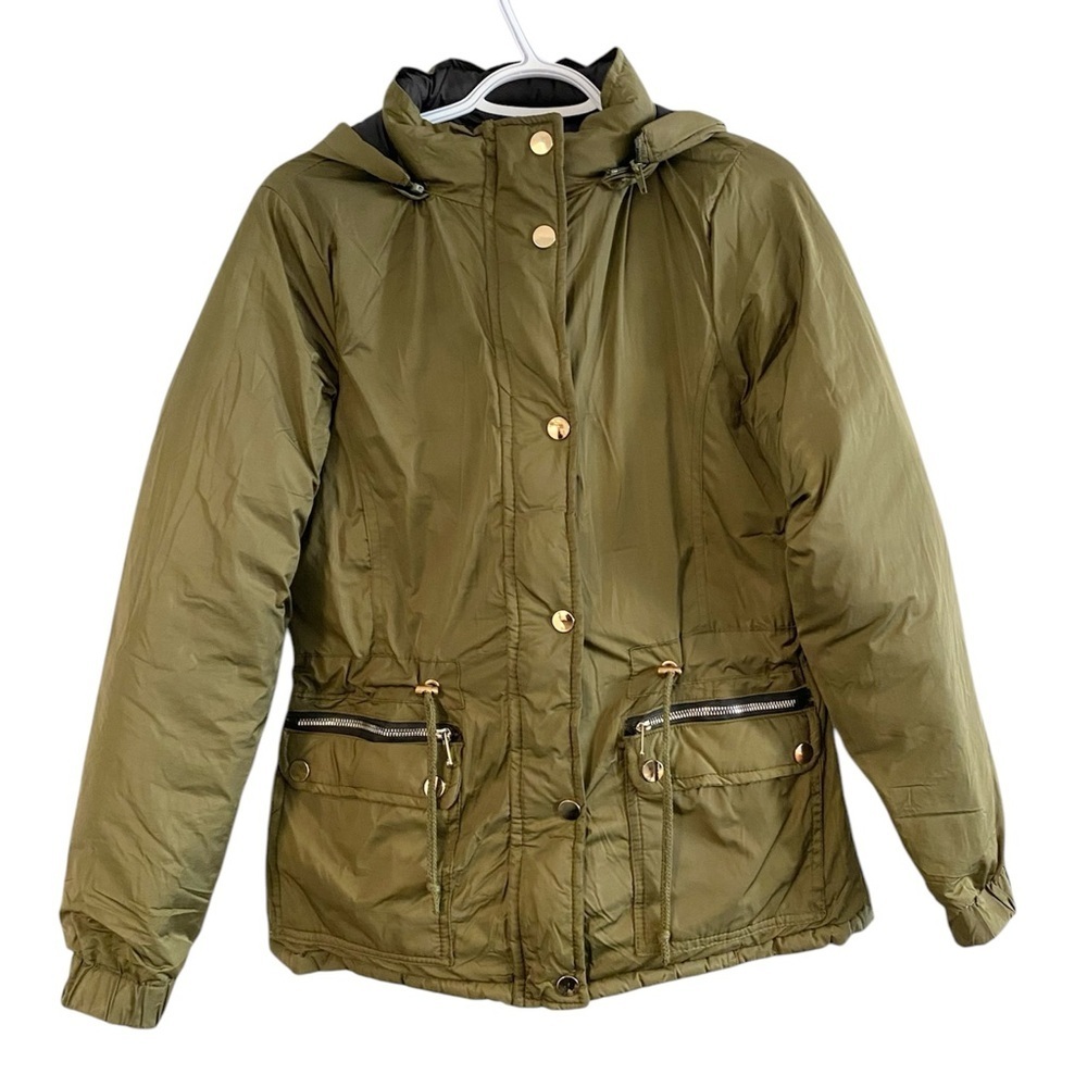 Military Green Jacket, Size M